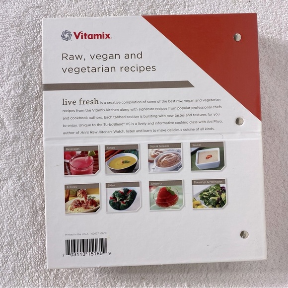 Vitamin LiveFresh Raw Vegan Vegetarian recipients Cookbook - Picture 2 of 16
